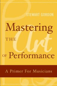 Mastering the Art of Performance: A Primer for Musicians thumbnail